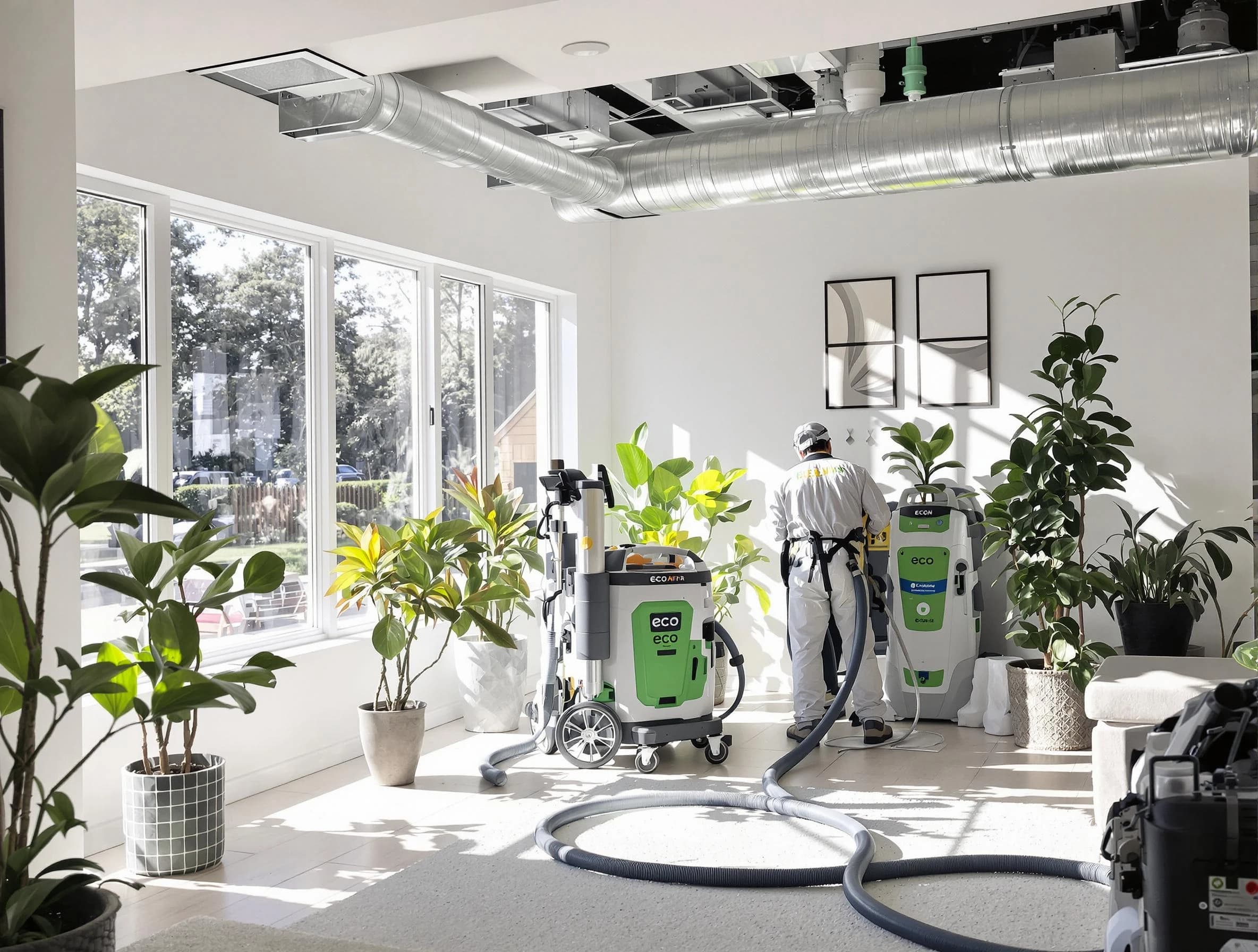 Environmentally-friendly duct cleaning by Tempe Air Duct Cleaning in Tempe