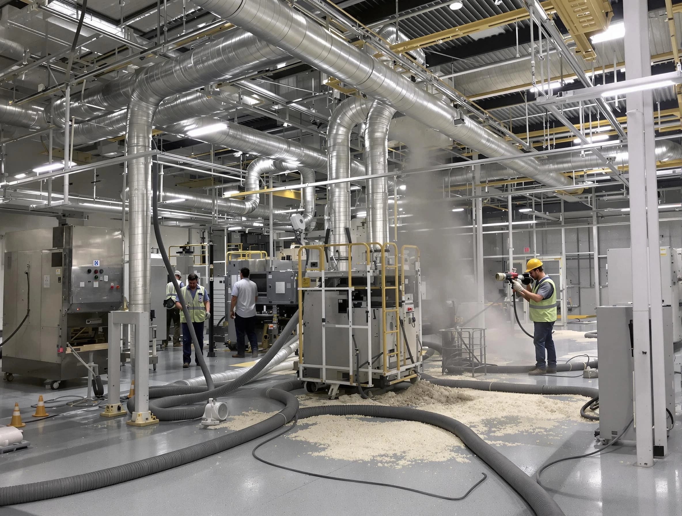 Heavy-duty industrial duct cleaning by Tempe Air Duct Cleaning in Tempe