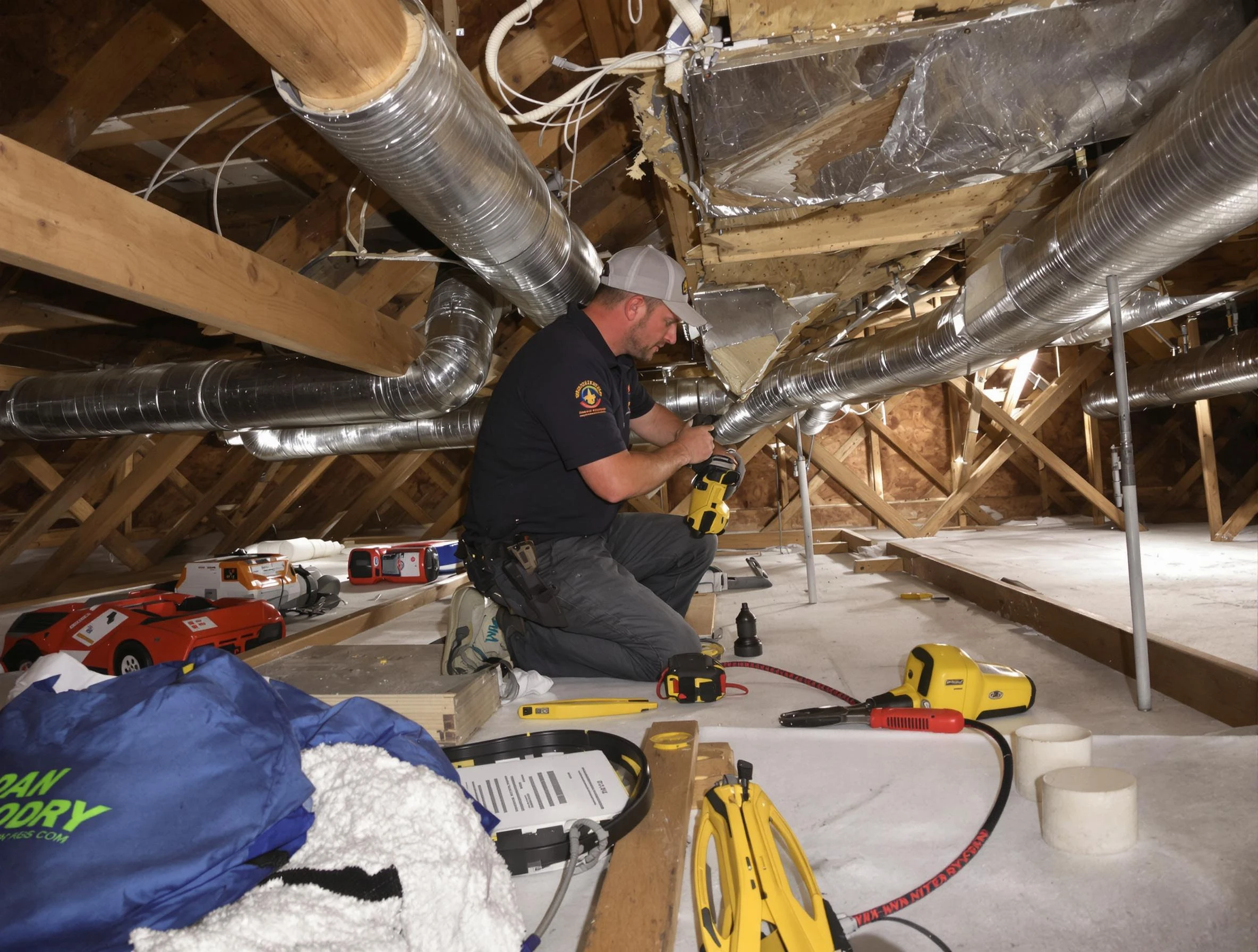 Professional air duct repair by Tempe Air Duct Cleaning in Tempe