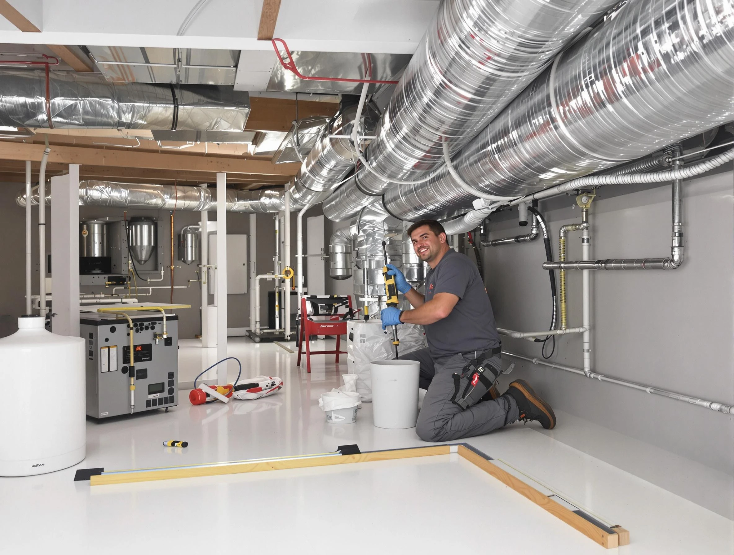 Professional duct sealing service by Tempe Air Duct Cleaning in Tempe