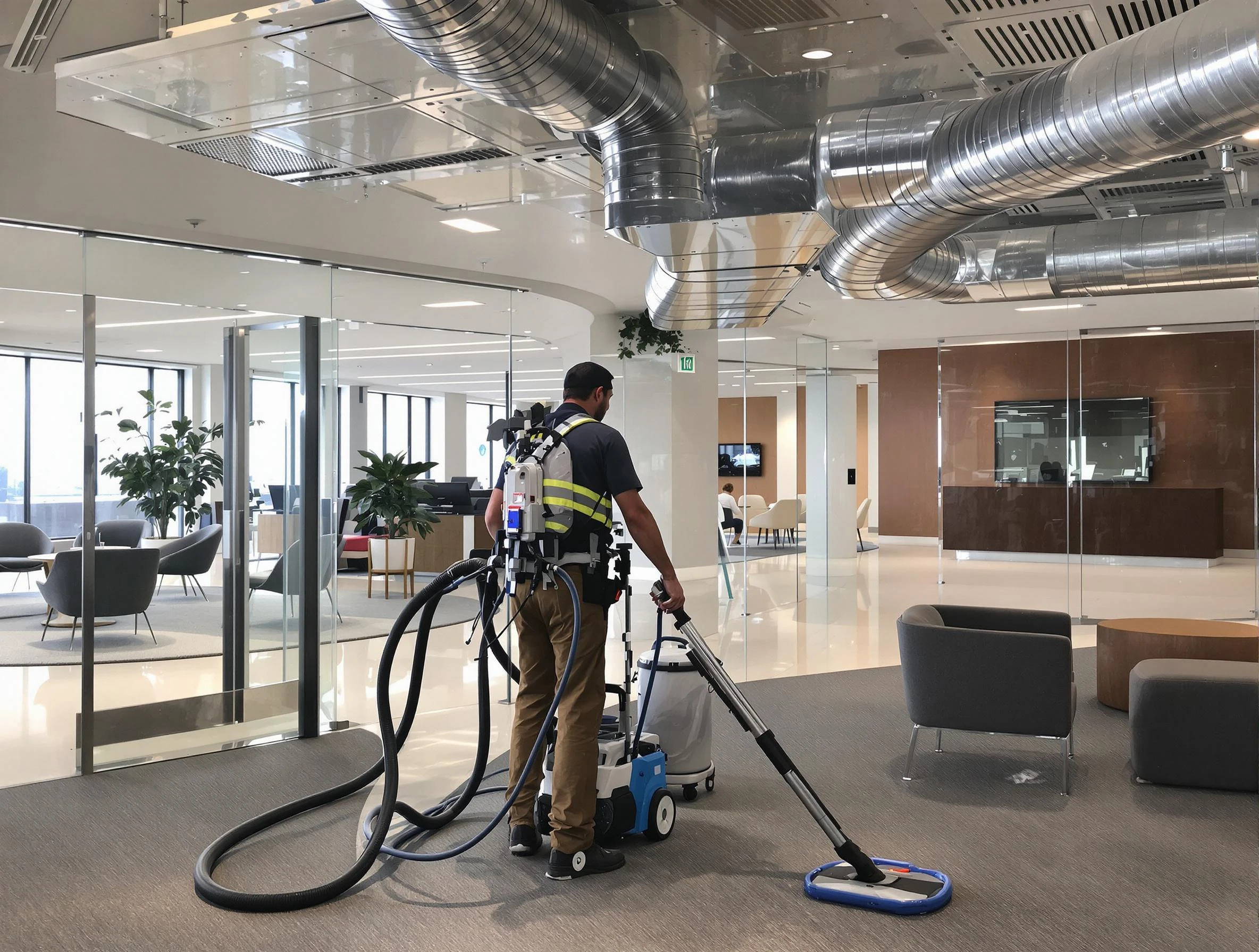 Commercial duct cleaning service by Tempe Air Duct Cleaning in Tempe