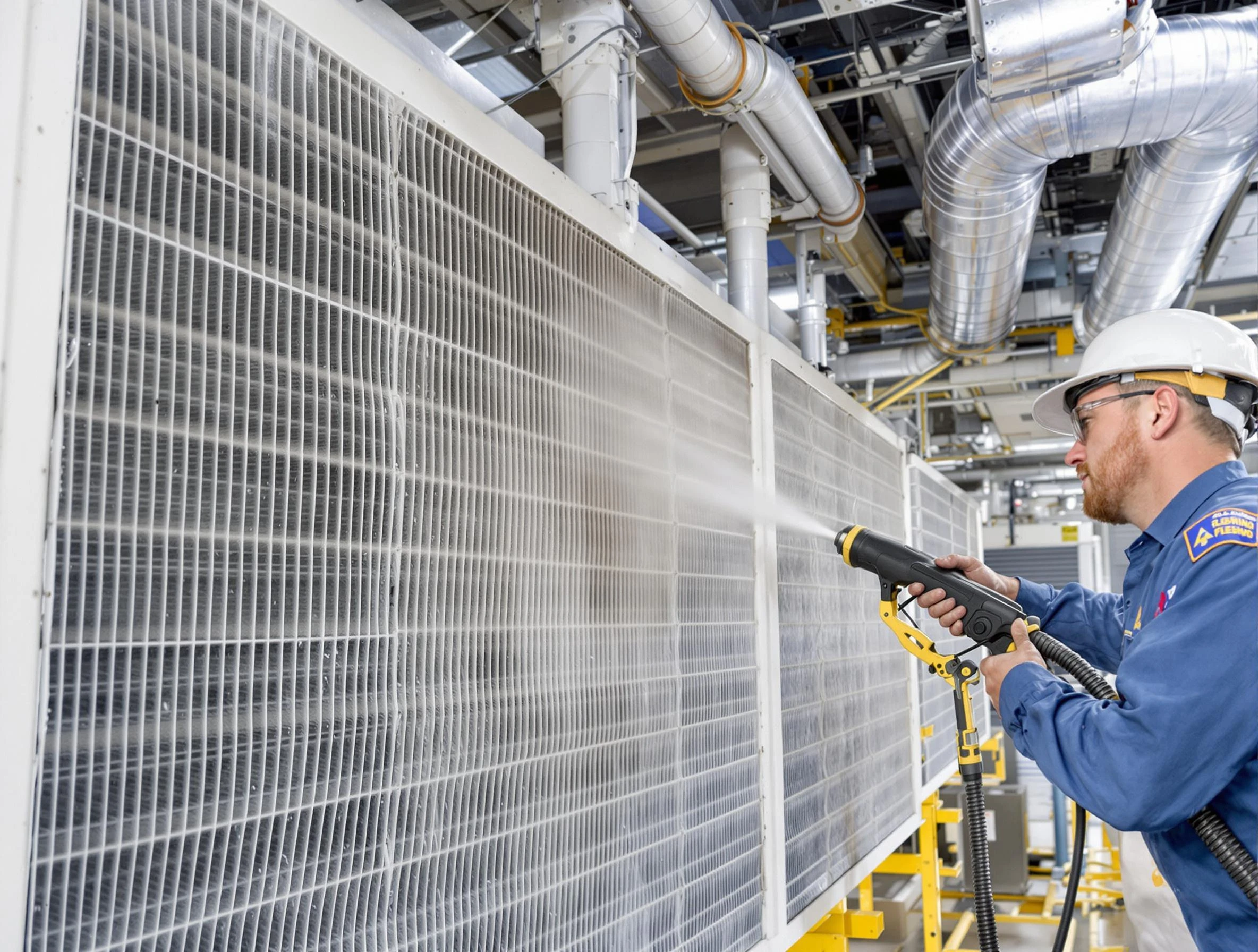 Professional commercial coil cleaning by Tempe Air Duct Cleaning in Tempe