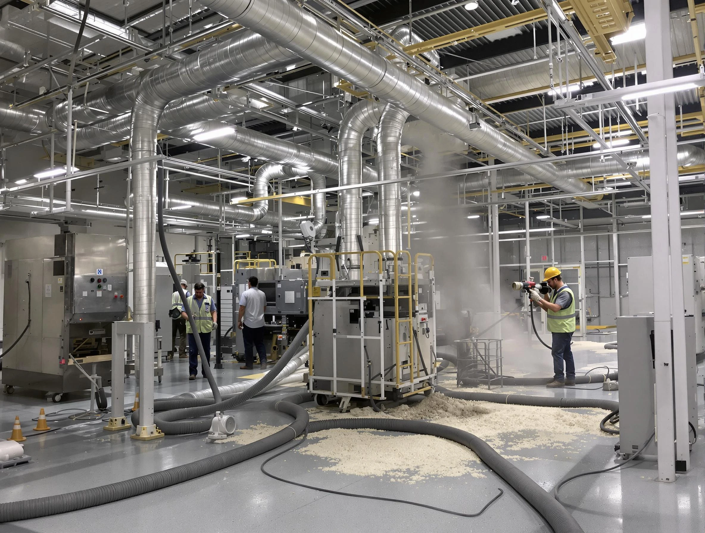 Heavy-duty industrial duct cleaning by Tempe Air Duct Cleaning in Tempe